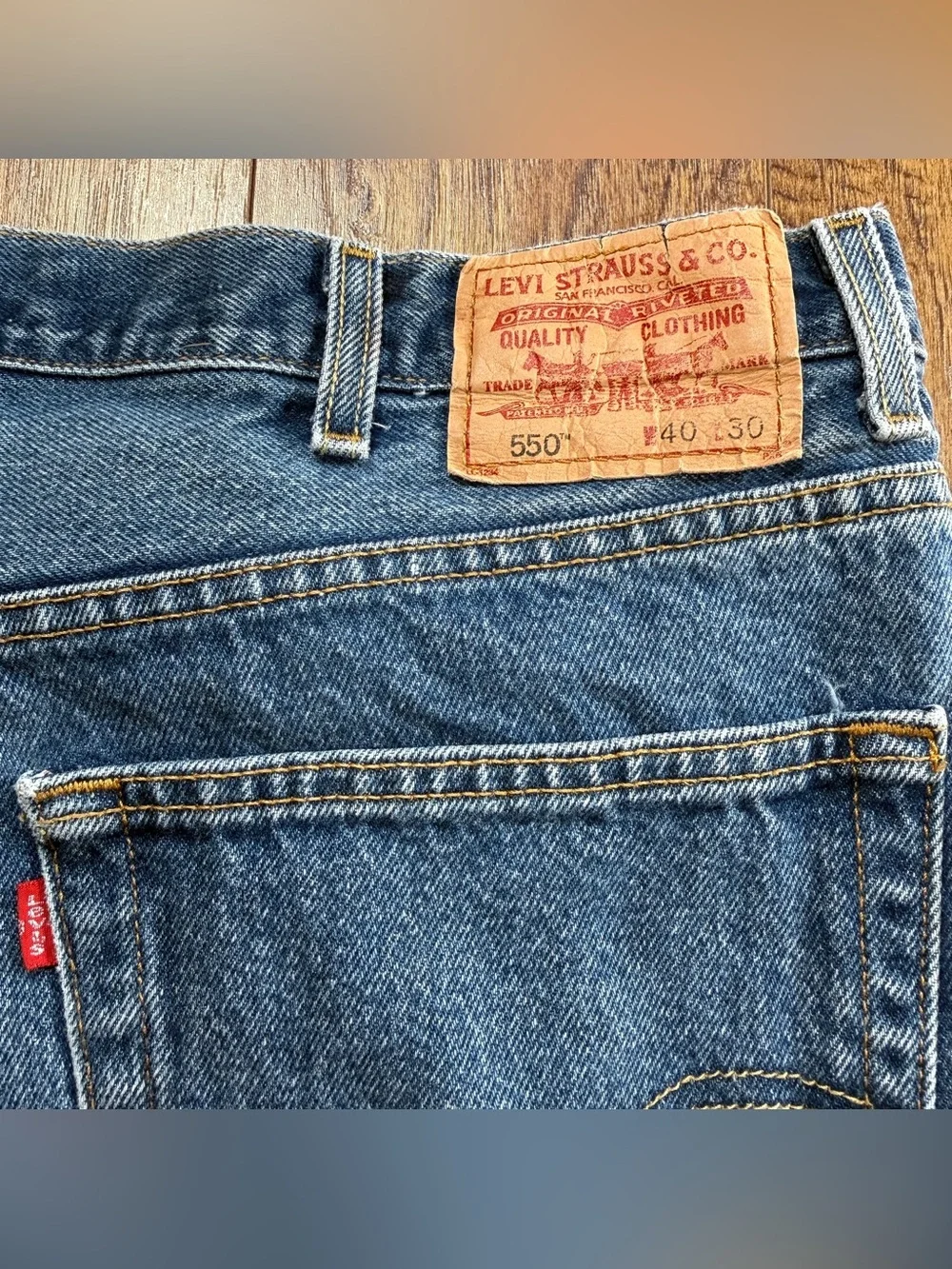 2006 Levi’s 550 Relaxed Fit Jeans W40 L30 Baggy Y2K Denim